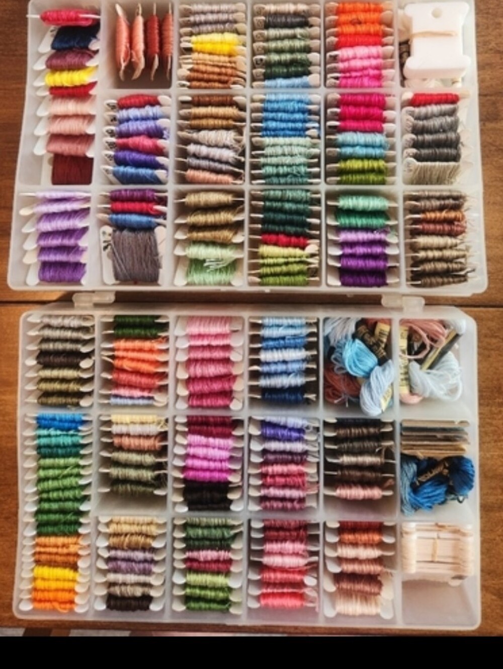 Embroidery Floss Organizer with Assorted Colors B, C.